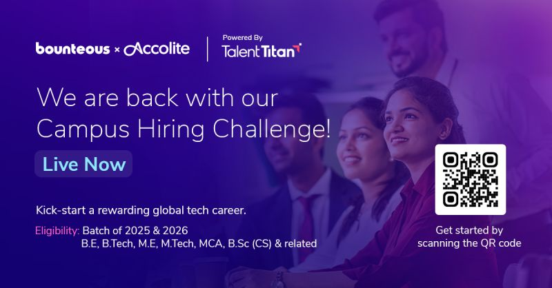 Bounteous x Accolite Campus Hiring 2025